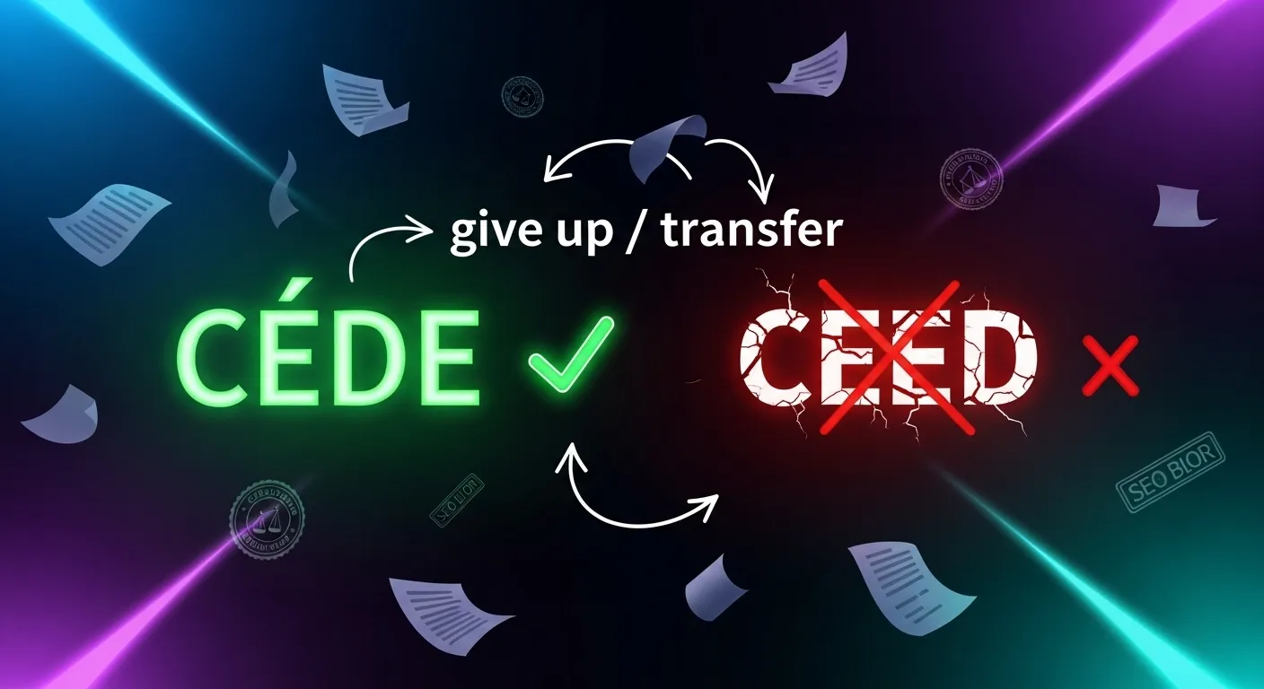 cede or ceed