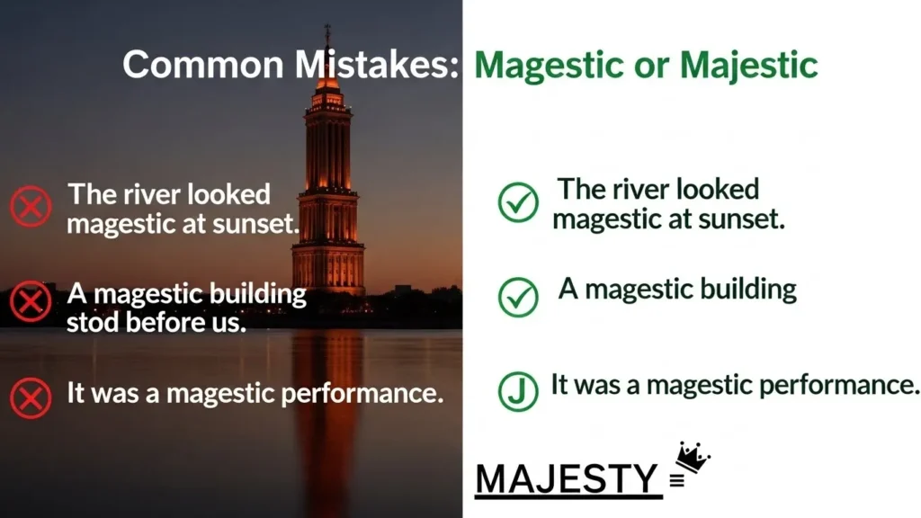 Common Mistakes with Magestic or Majestic