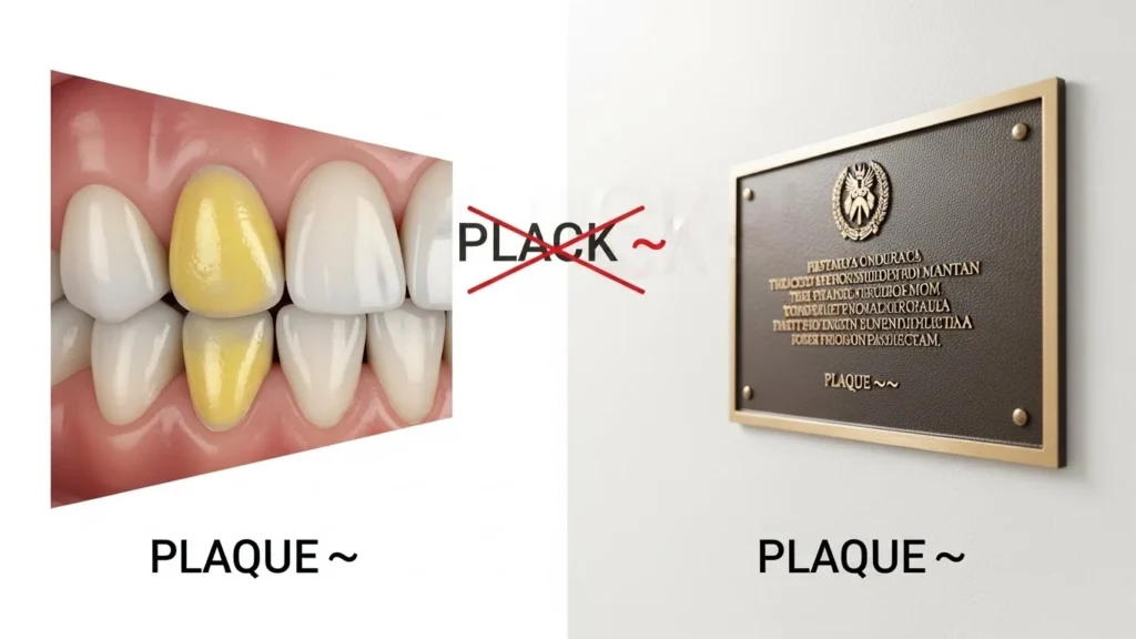 Common Mistakes with Plack or Plaque