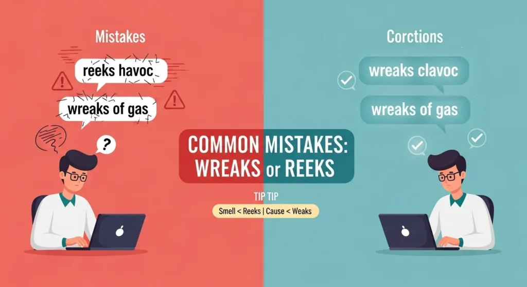 Common Mistakes with Wreaks or Reeks
