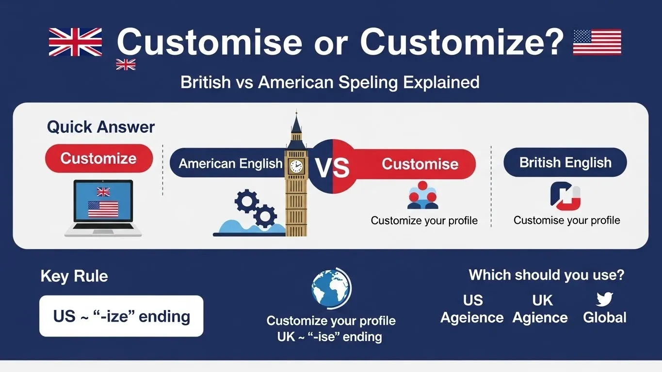 customise or customize