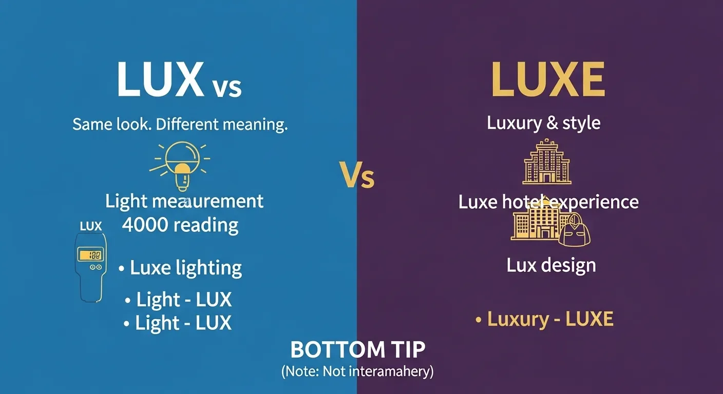 lux or luxe