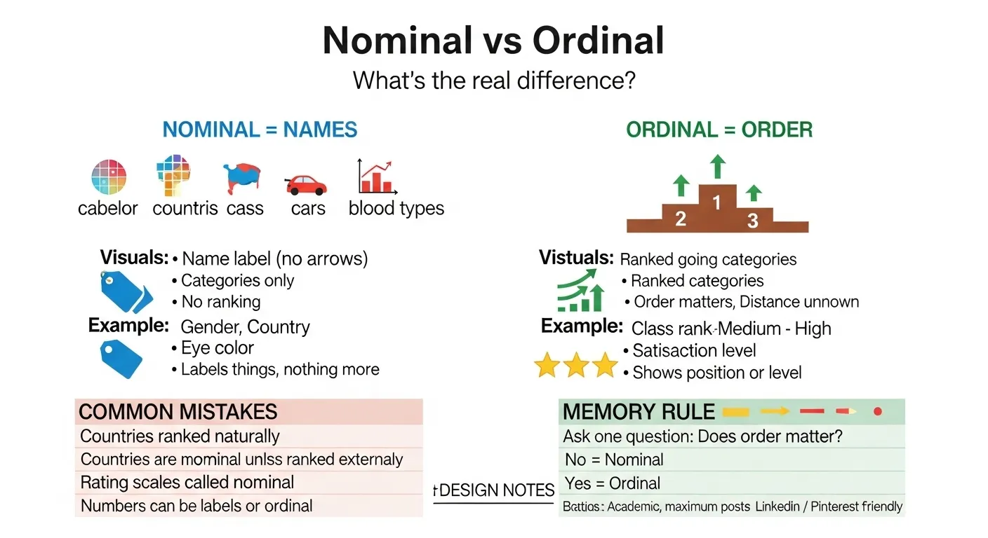 nominal or ordinal