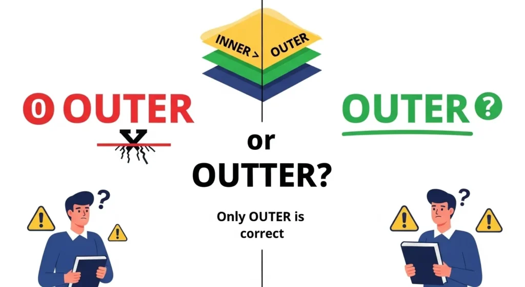 Outer or Outter: Quick Answer
