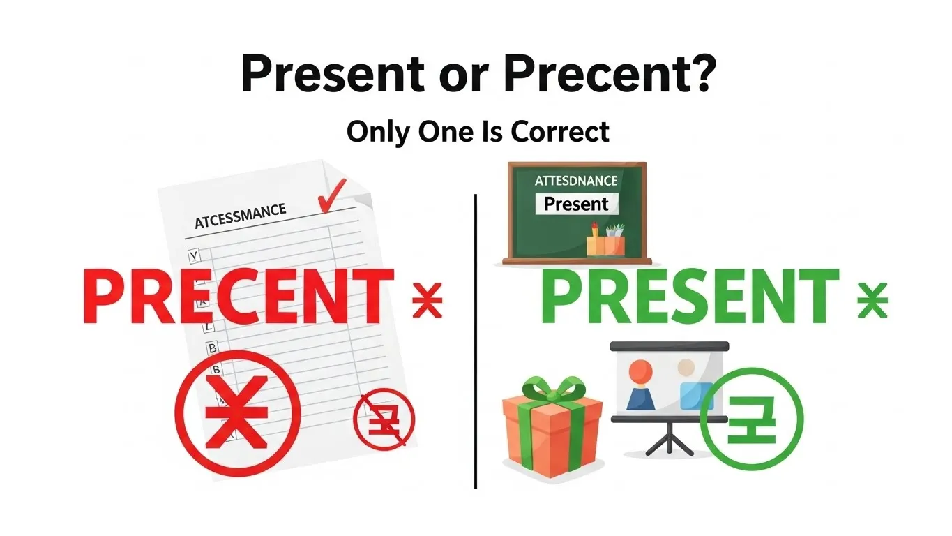 present or precent