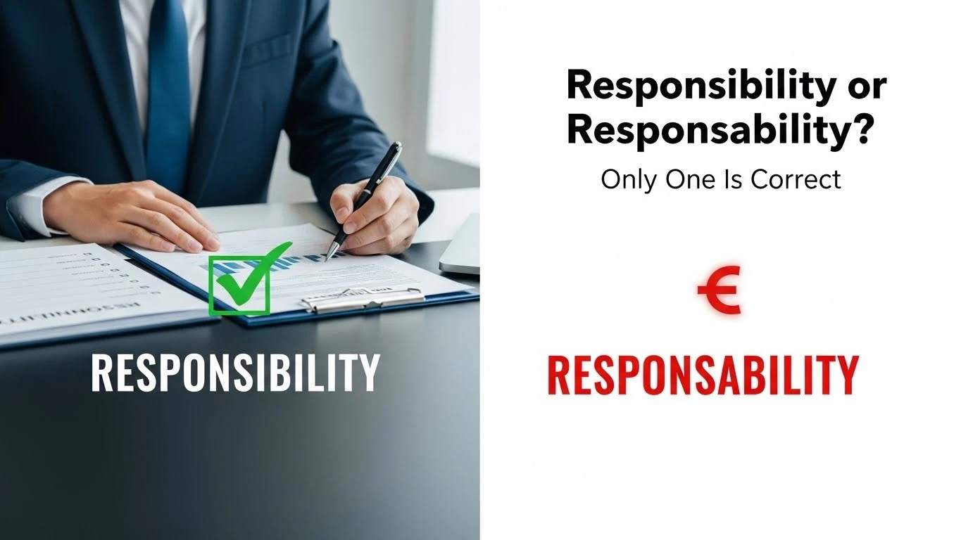 responsibility or responsability