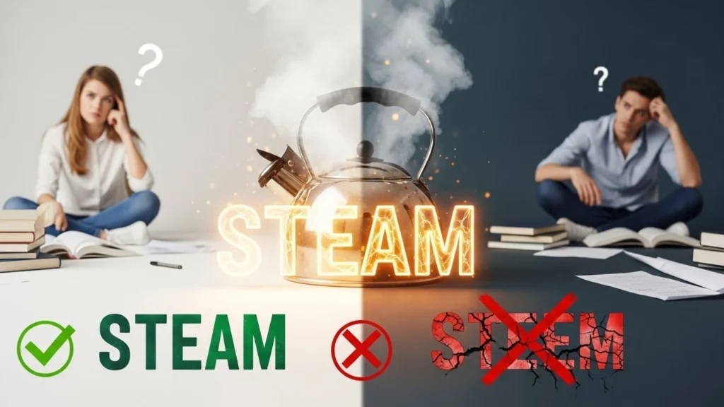 Steem or Steam : Quick Answer