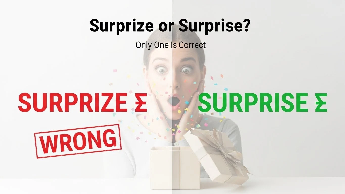 surprize or surprise