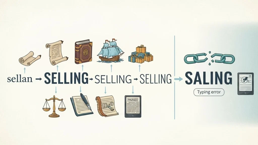 The Origin of Selling or Saling