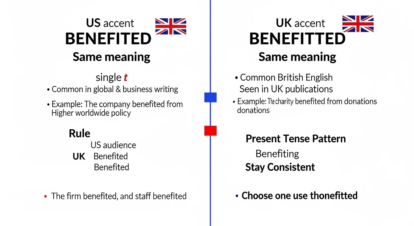 benefited or benefitted