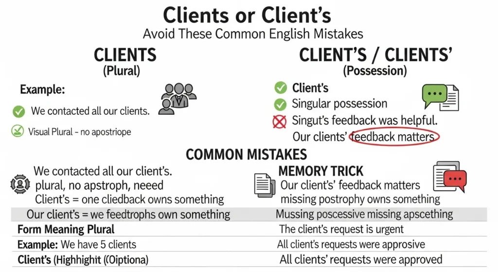Common Mistakes with Clients or Client’s