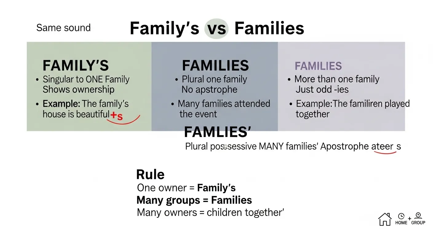 family’s or families