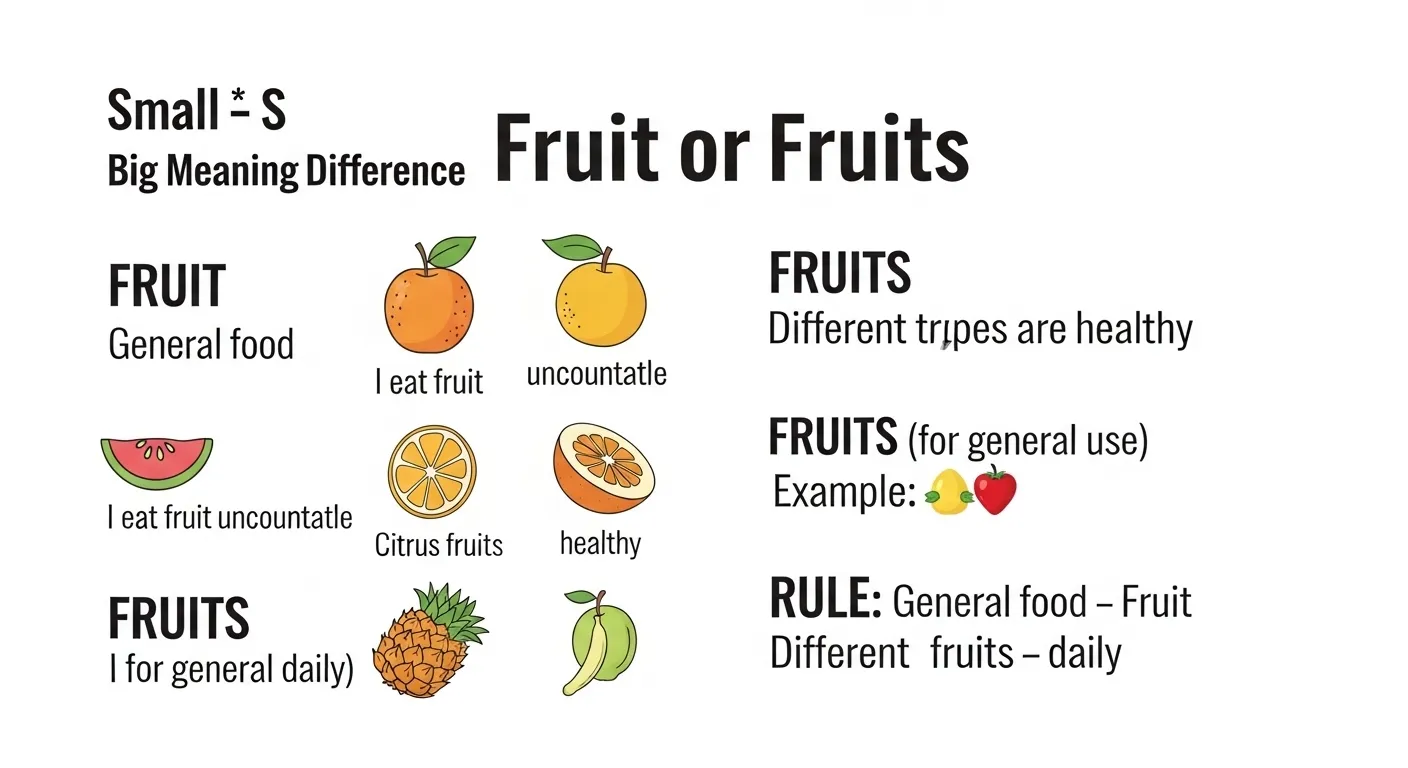 fruit or fruits