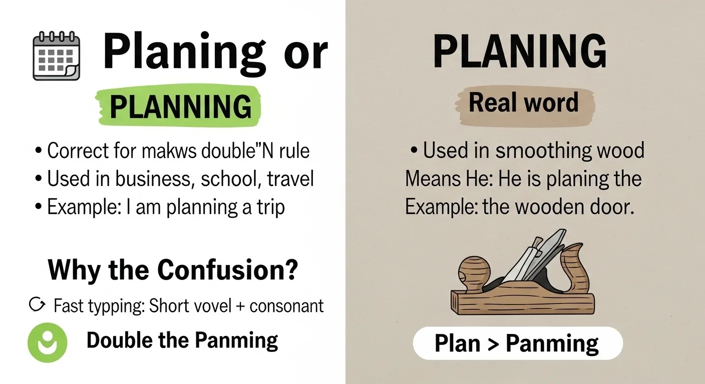 planing or planning