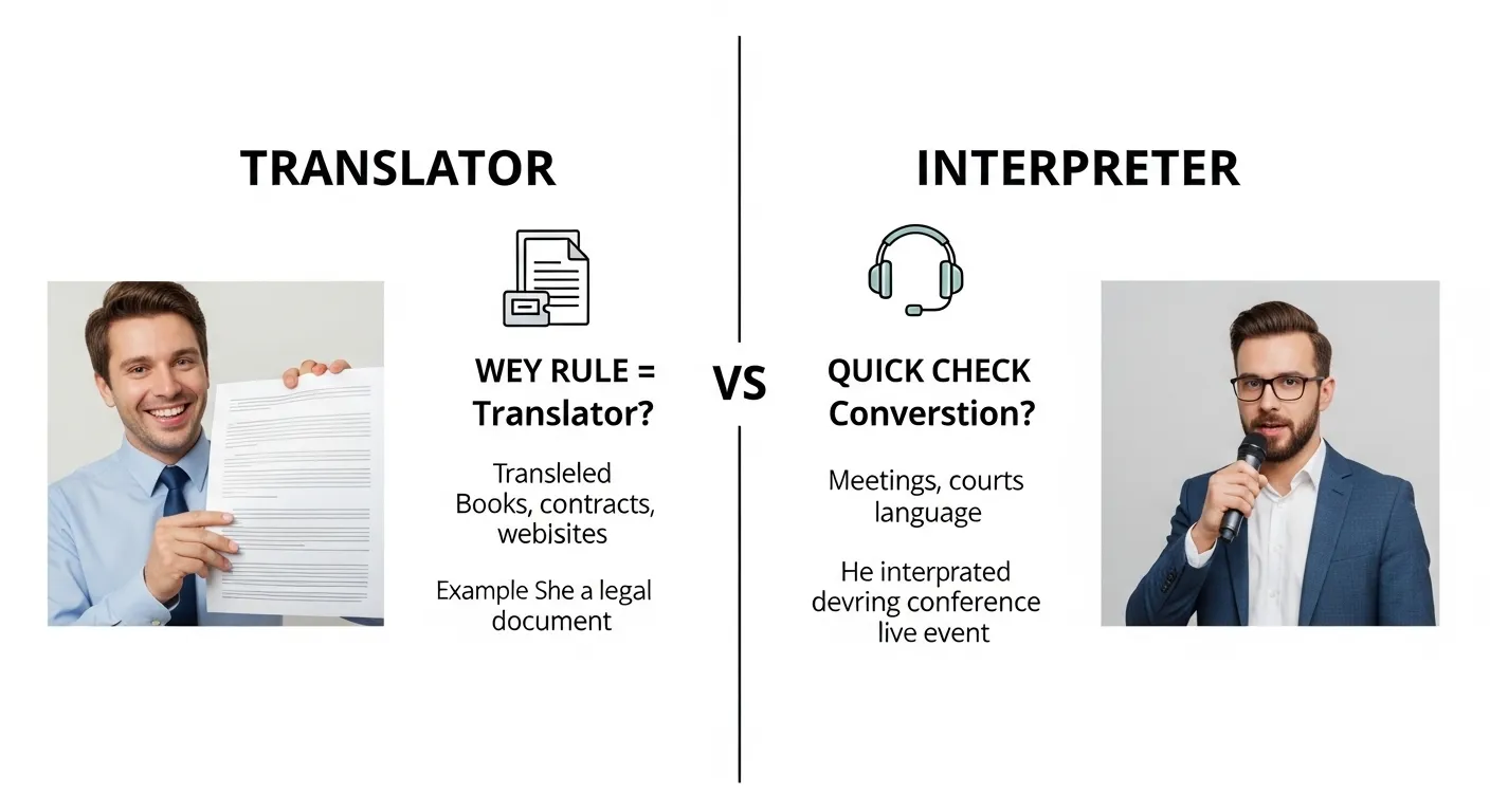 translator or interpreter