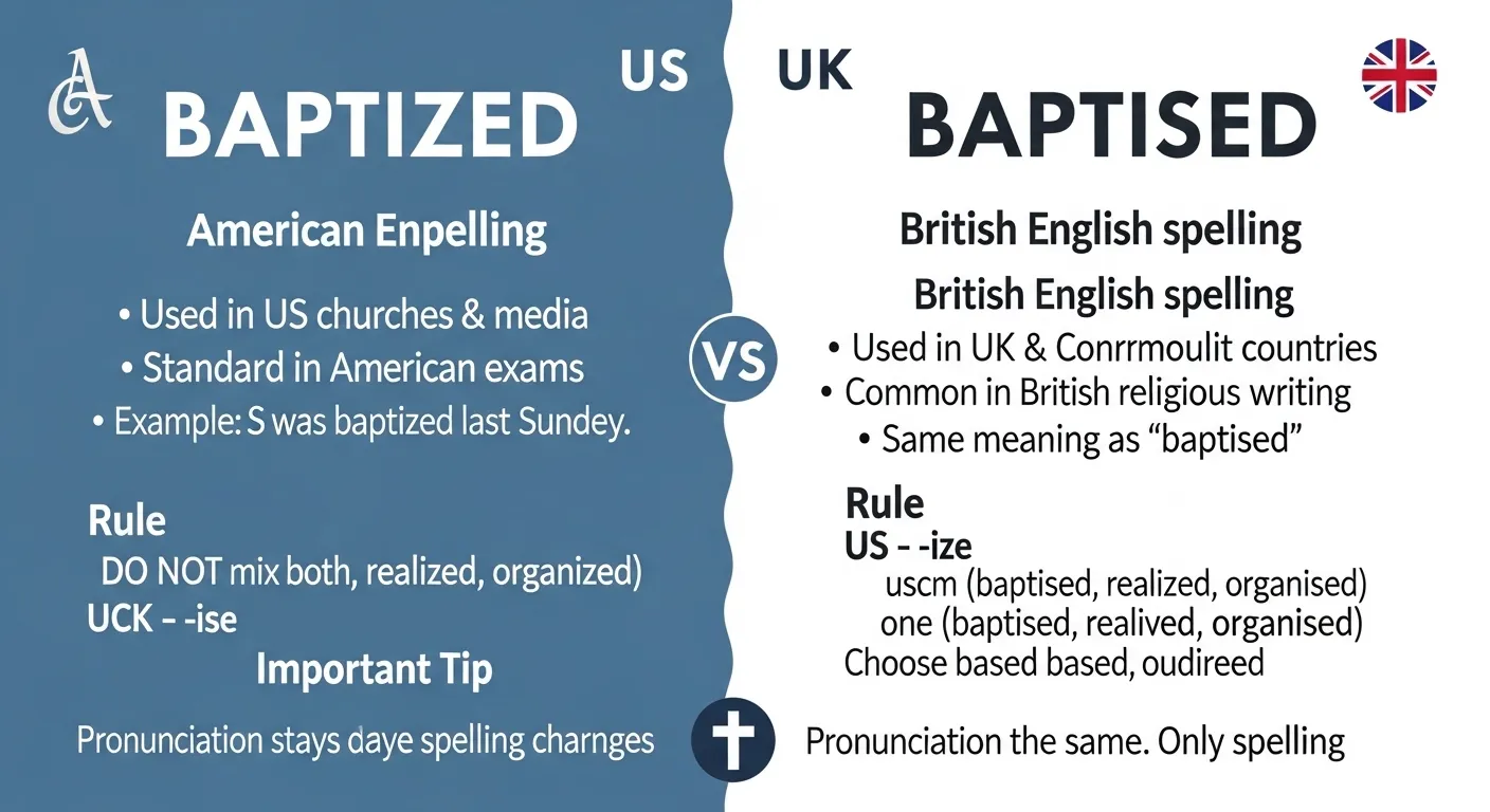baptized or baptised