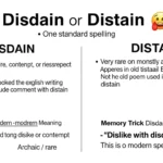 disdain or distain
