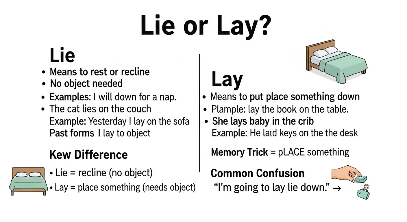 lie or lay