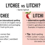 lychee or litchi