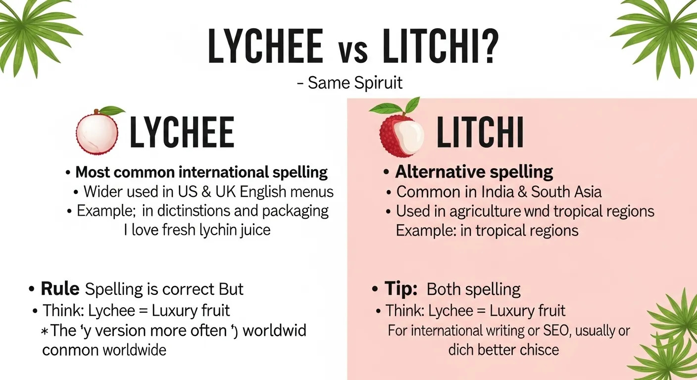 lychee or litchi