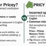 pricy or pricey