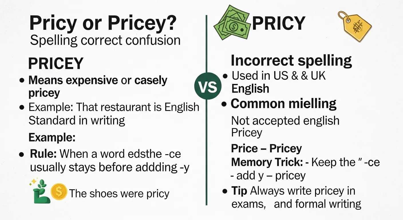 pricy or pricey