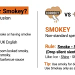 smoky or smokey