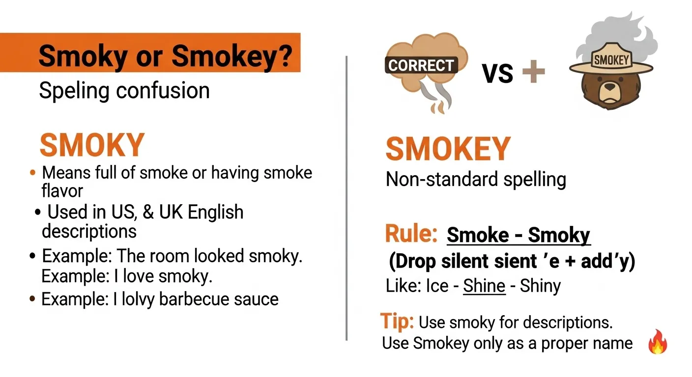 smoky or smokey