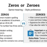 zeros or zeroes