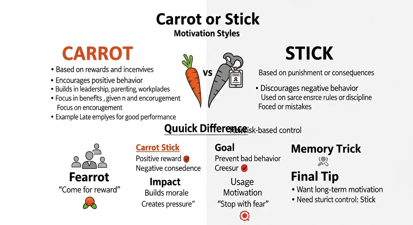 carrot or stick