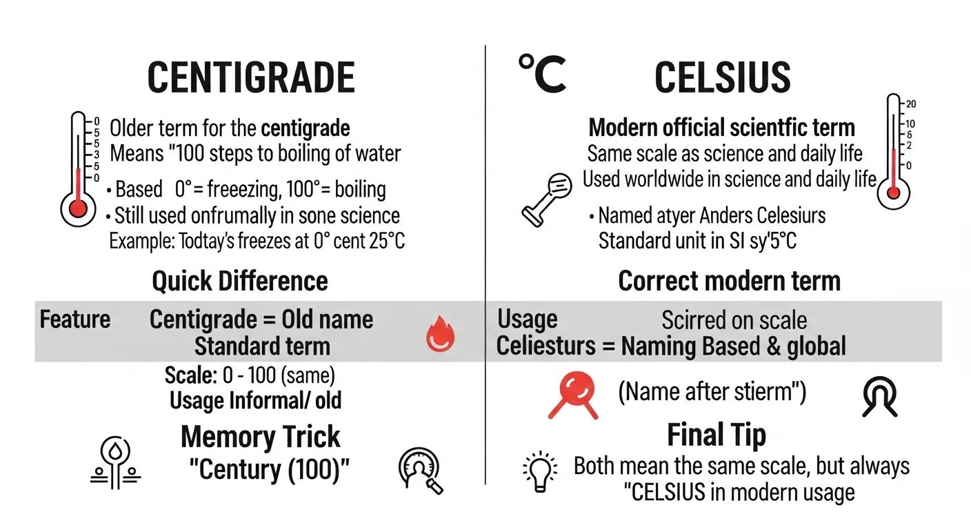 centigrade or celsius