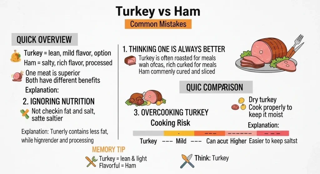 Common Mistakes with Turkey or Ham
