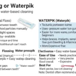 flossing or waterpik