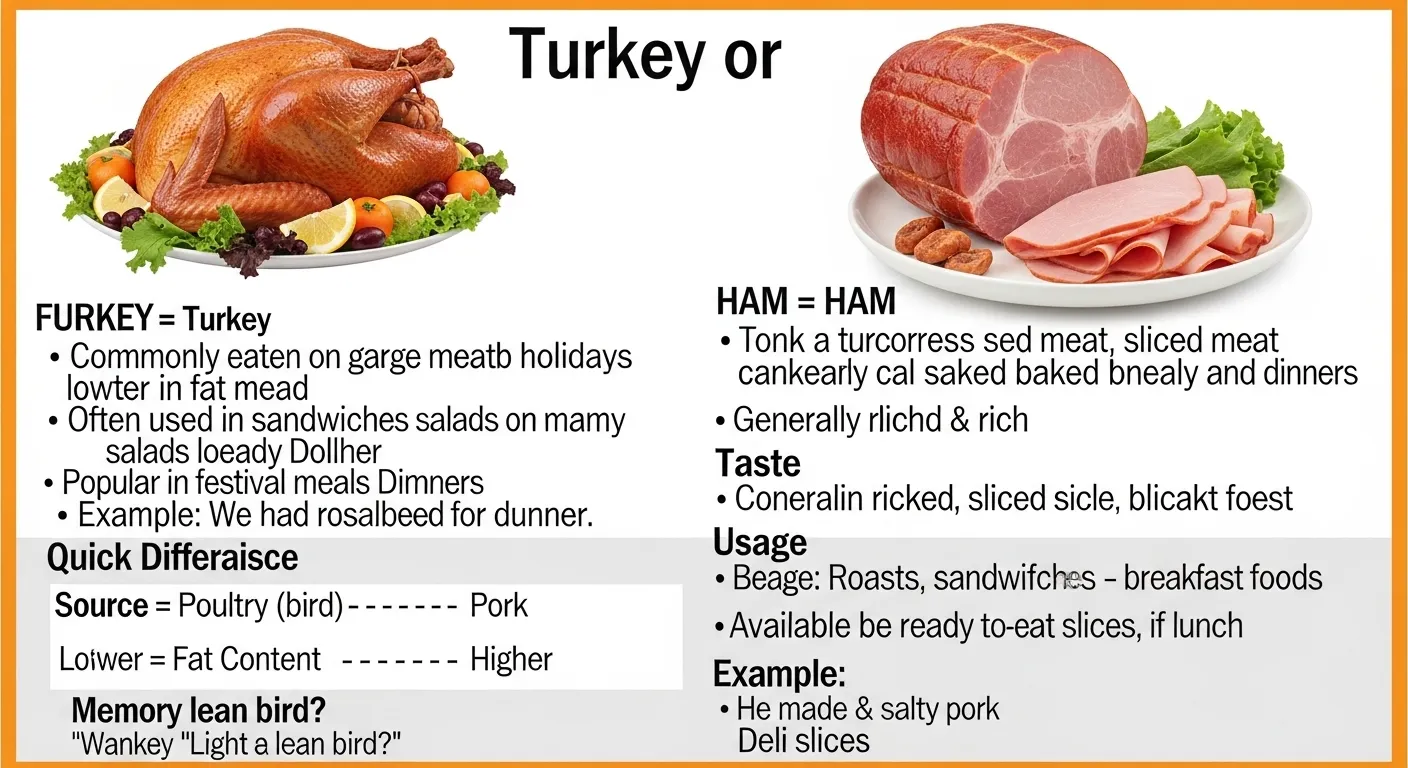 turkey or ham