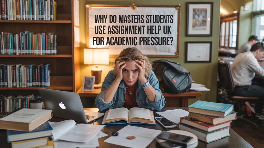 A university student looking stressed about her thesis with her